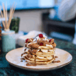 Pancake framboise banane