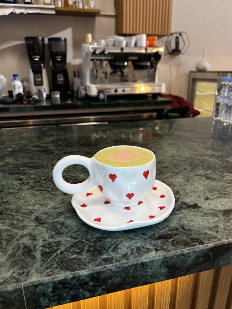 matcha latté rosa large